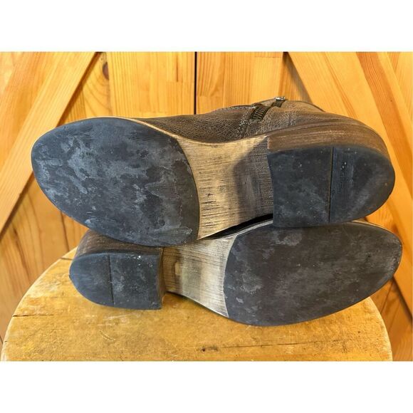 SEYCHELLES Women's "Weekenders" Grey Leather Ankle Boots Size 8 - Picture 6 of 8